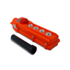 Botoeira Industrial Para Talha Cob62h | 4 Botões + Botão De E